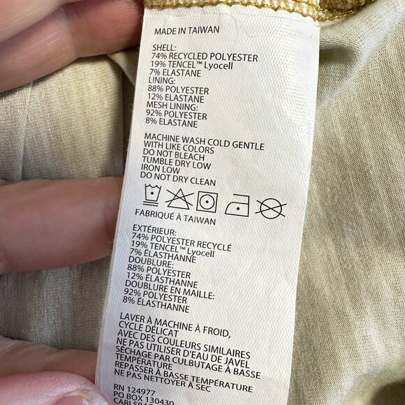 Prana Ayla Dress Green Yellow Stripe Med - Picture 9 of 12